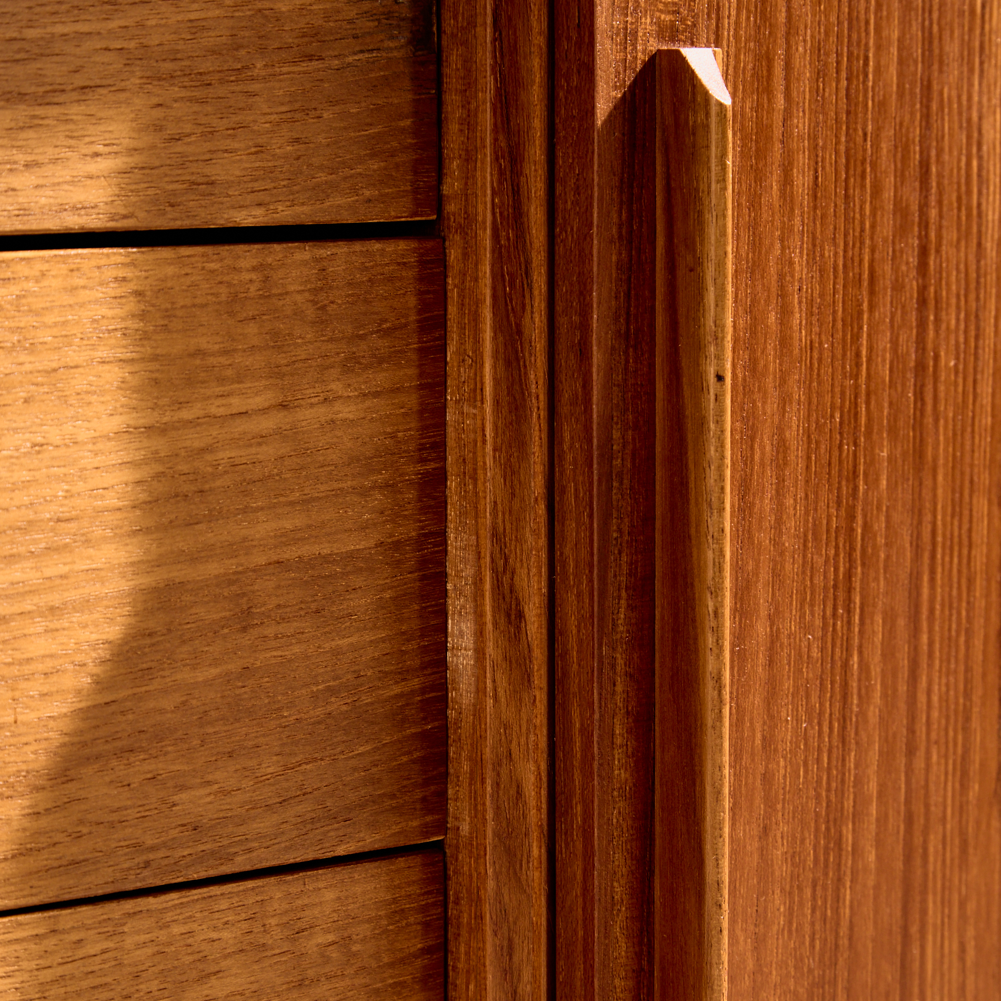 Felújított teak sideboard - Image 9