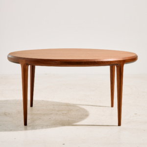 Restored teak coffee table by Johannes Andersen for CFC Silkeborg