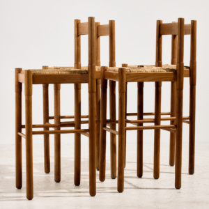 Carimate bar stool by Vico Magistretti for Cassina, Set of 4