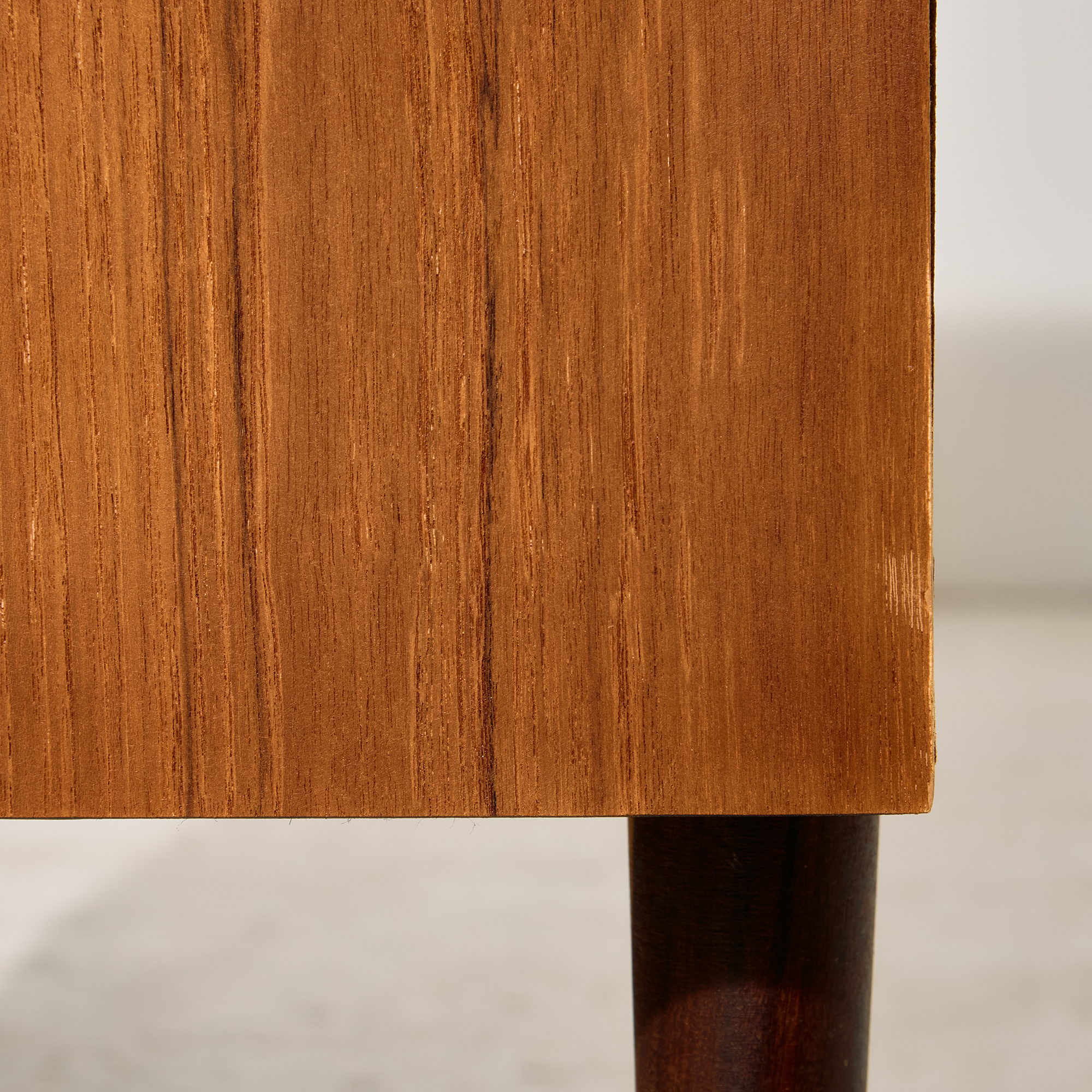 Restored teak bureau desk - Image 11