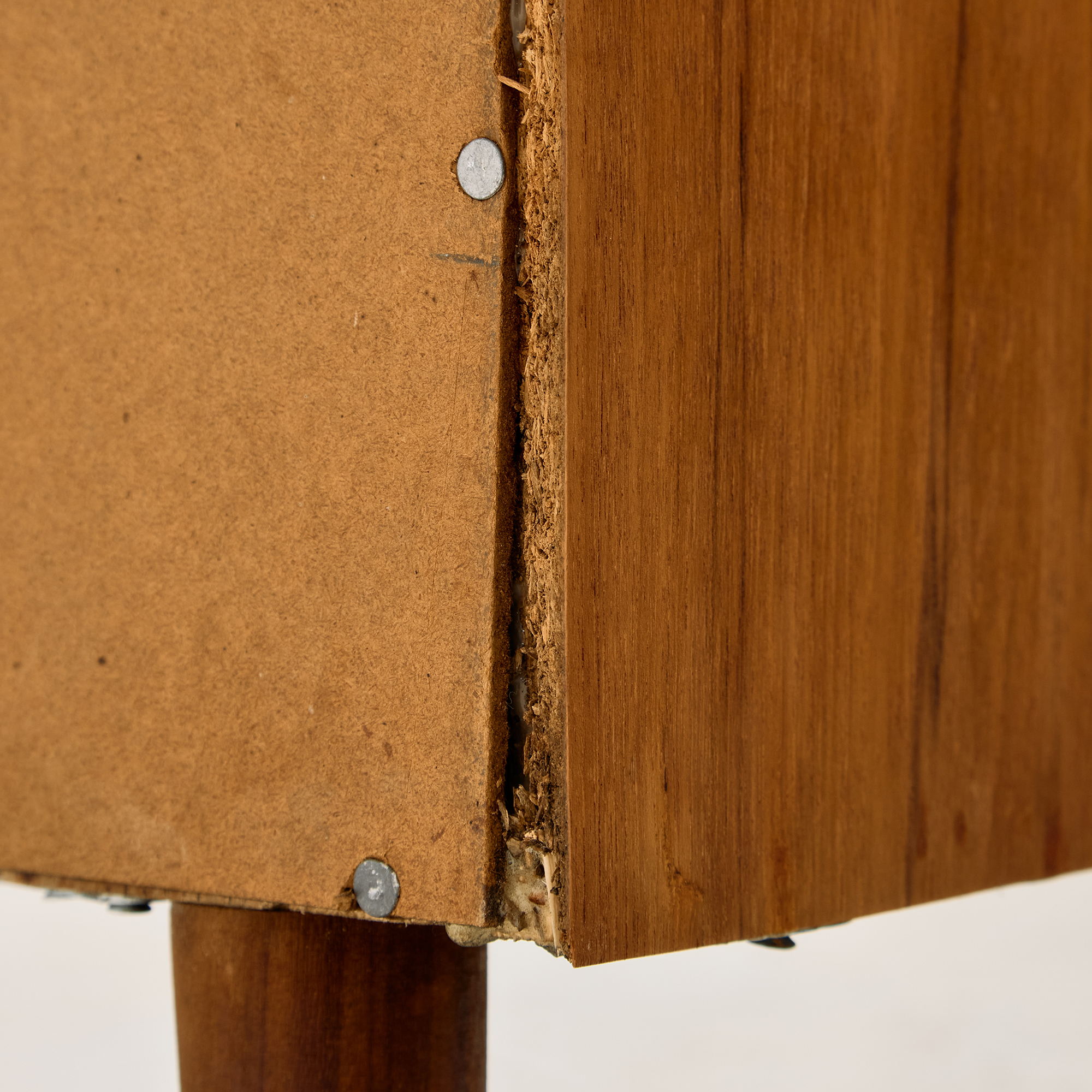 Restored teak bureau desk - Image 13