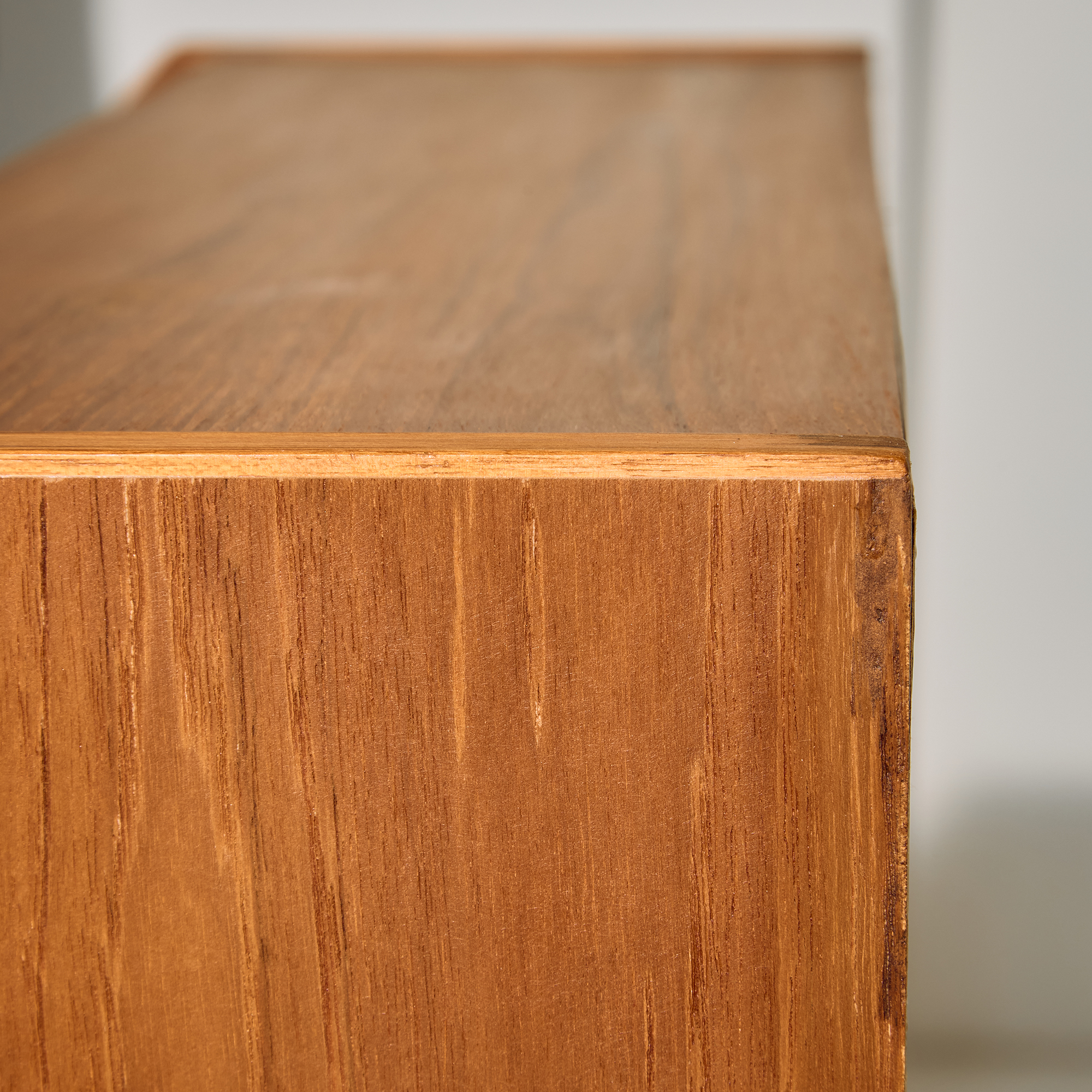 Restored teak bureau desk - Image 10