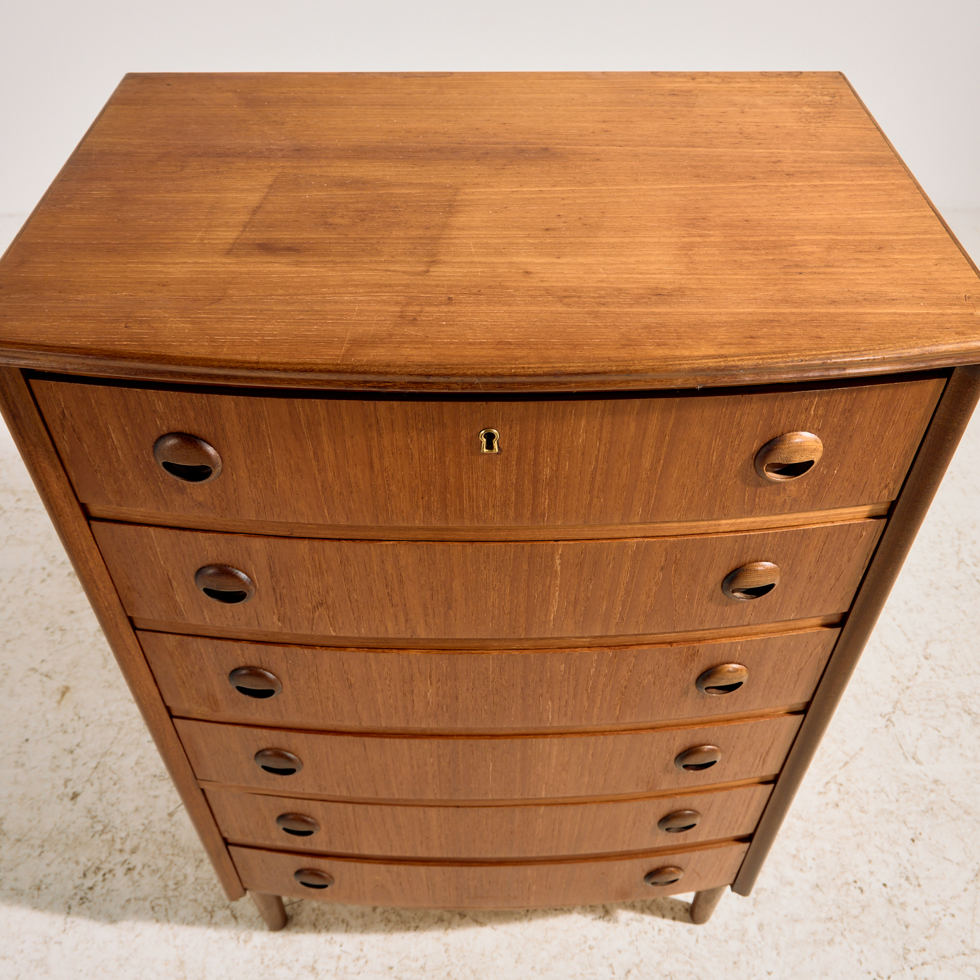 Teak dresser with six drawers - Image 8