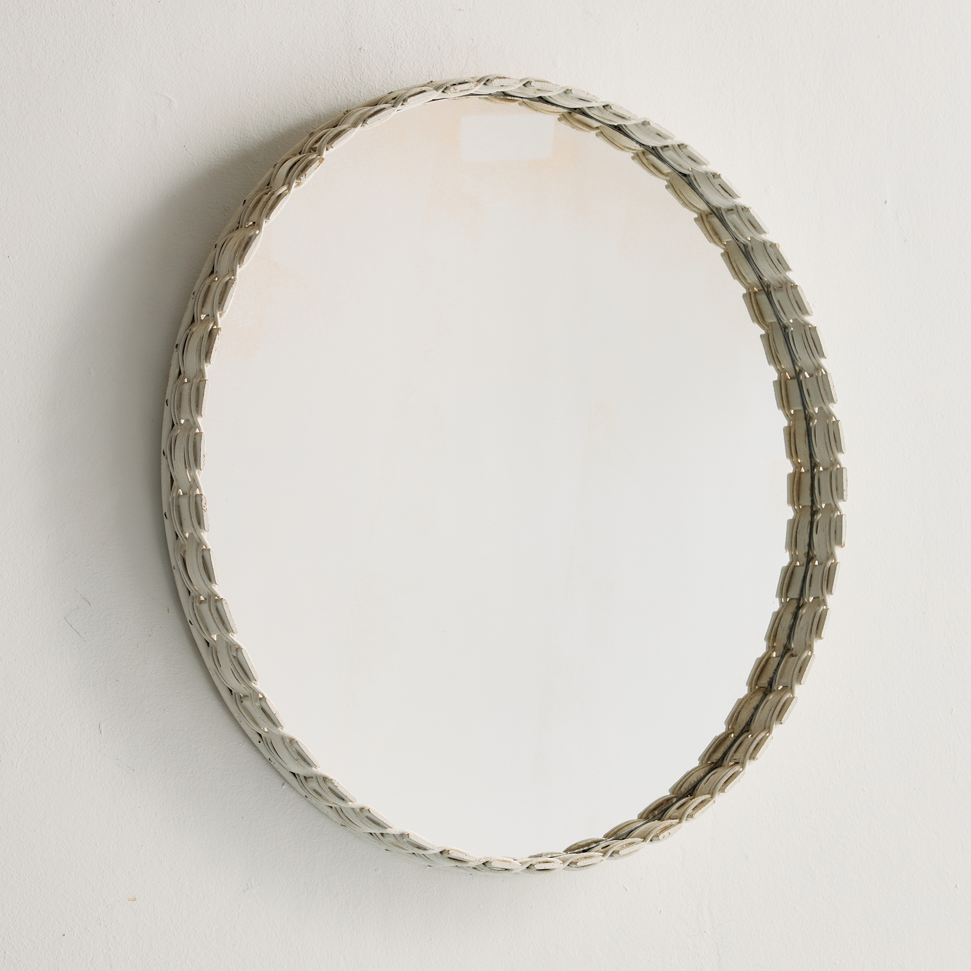 Wooden framed mirror