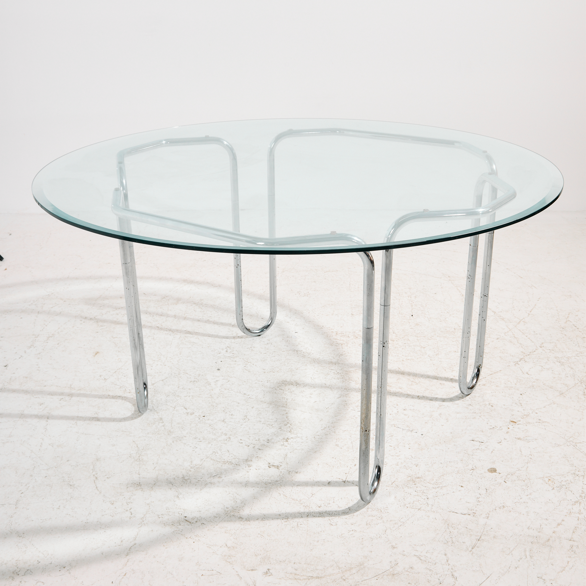 Italian chrome dining set, Set of 7 - Image 4