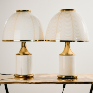 Mazzega table lamp by F. Fabbian, Set of 2