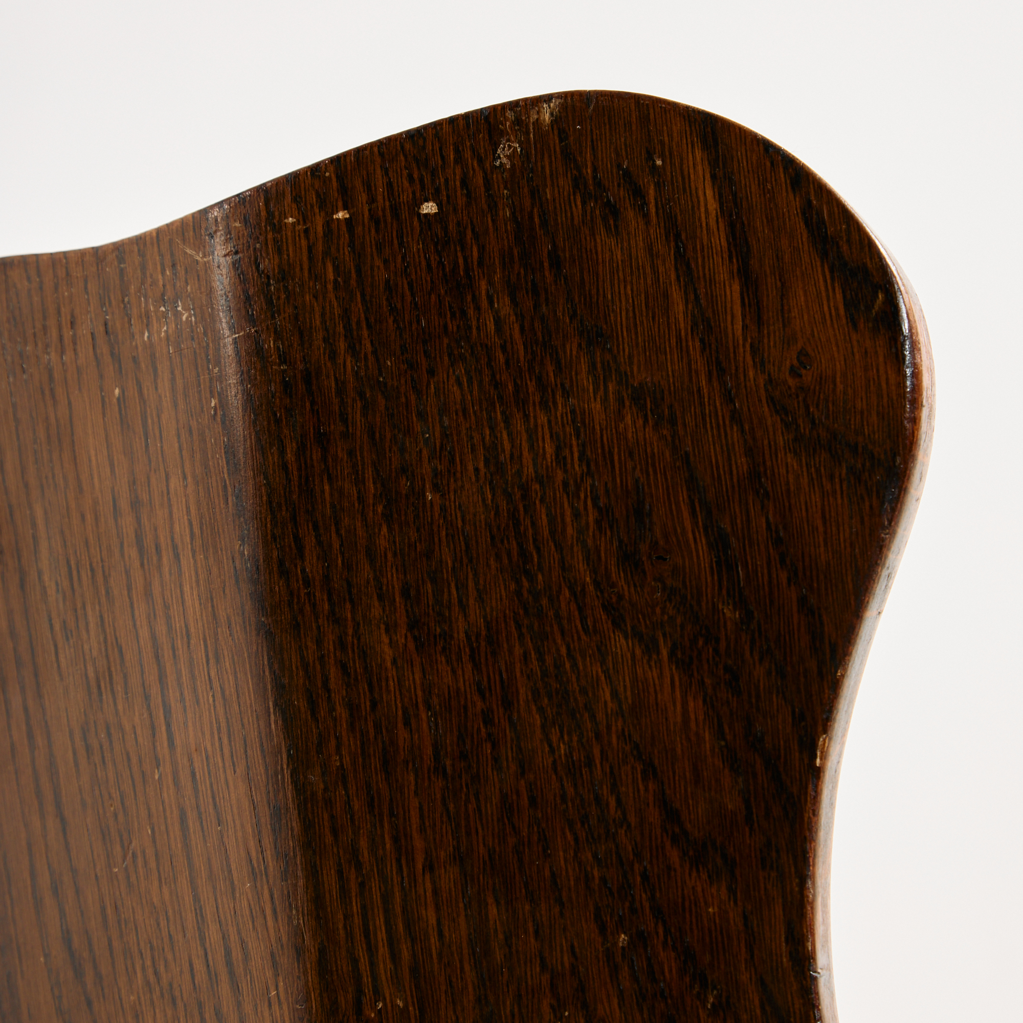 Brutalist oak dining set, set of 7 - Image 18