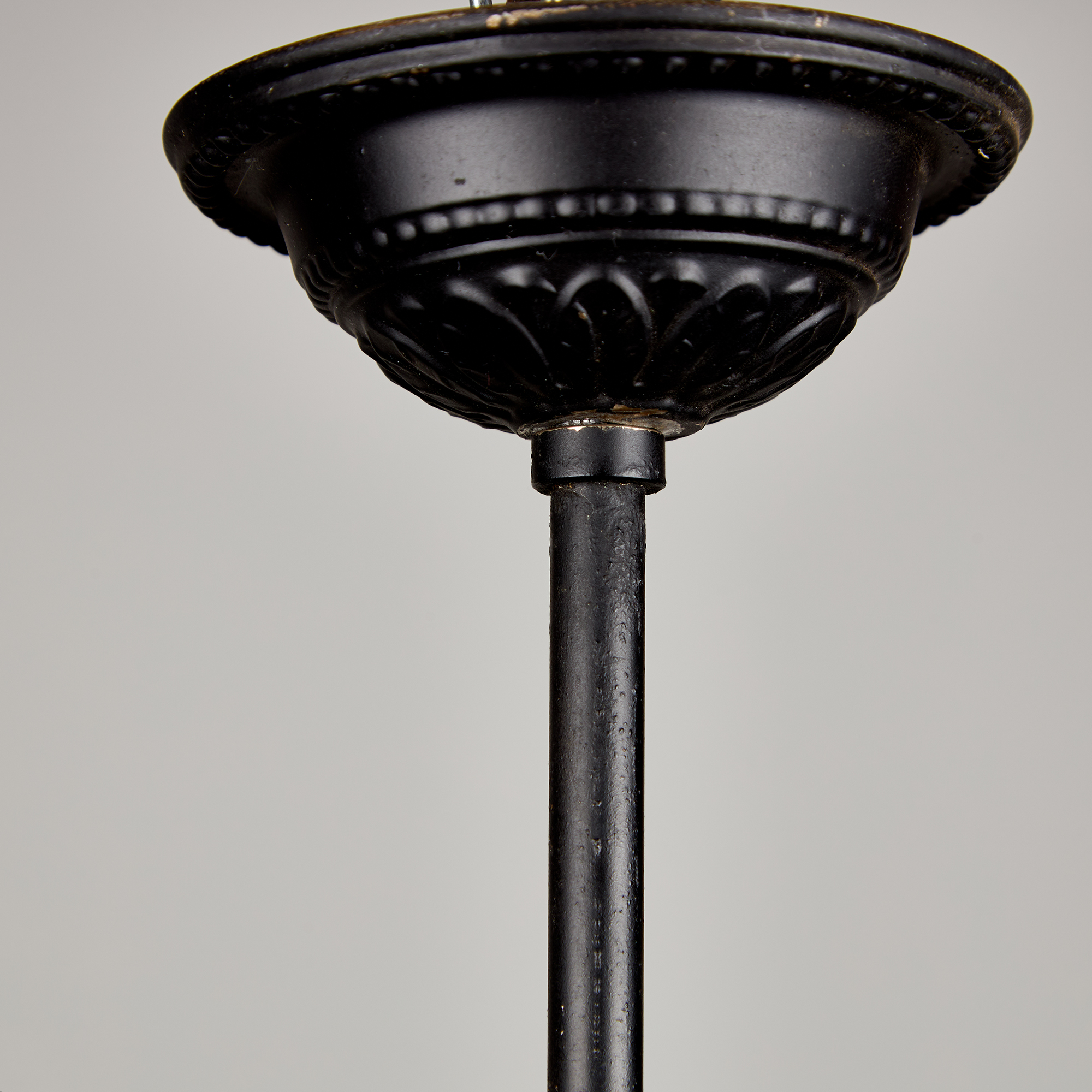 Metal and glass chandelier - Image 11