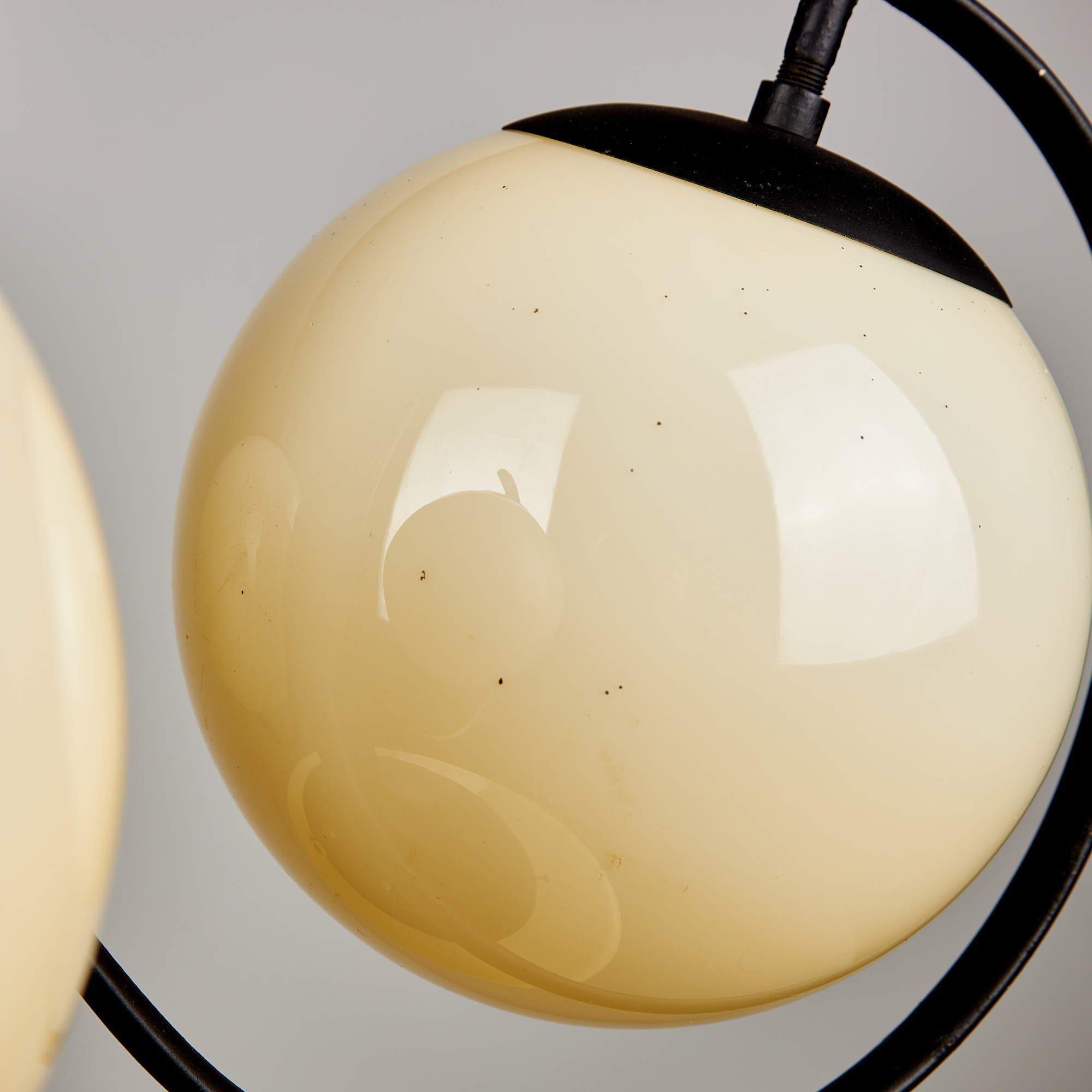Metal and glass chandelier - Image 10