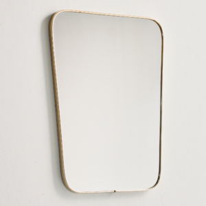 Metal framed mirror
