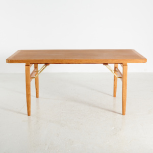 Restored oak dining table