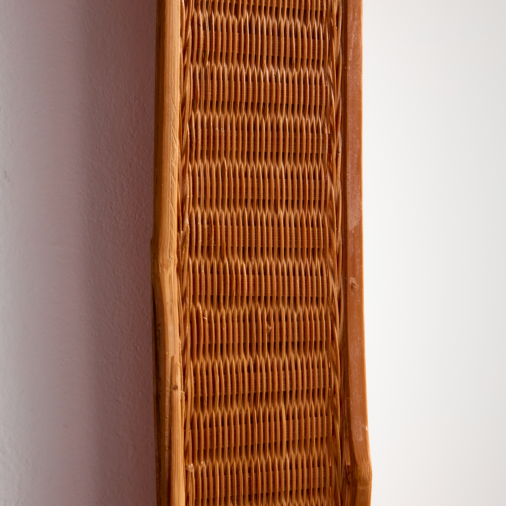 Kézi készítésű rattan tükör - Image 3