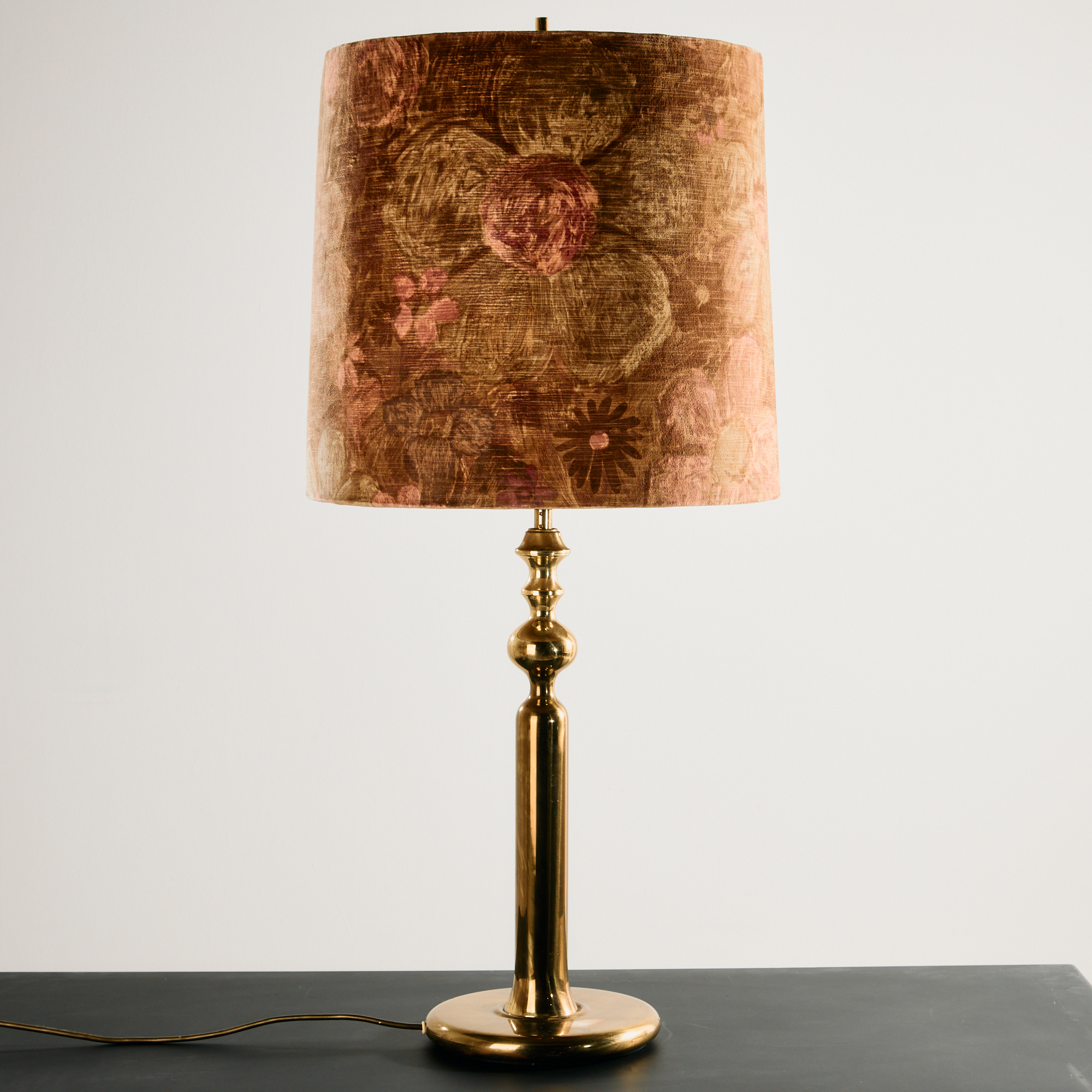 Brass table lamp