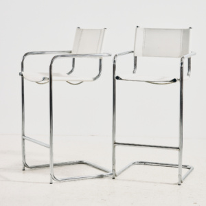 Bauhaus style tubular bar stool