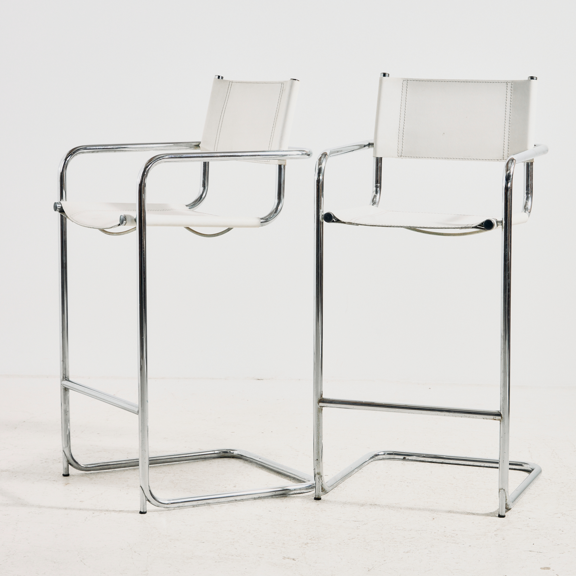 Bauhaus style tubular bar stool