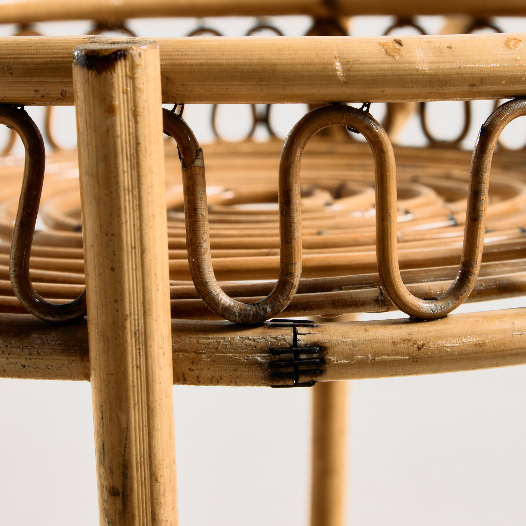Bambusz és rattan zsúrkocsi - Image 4