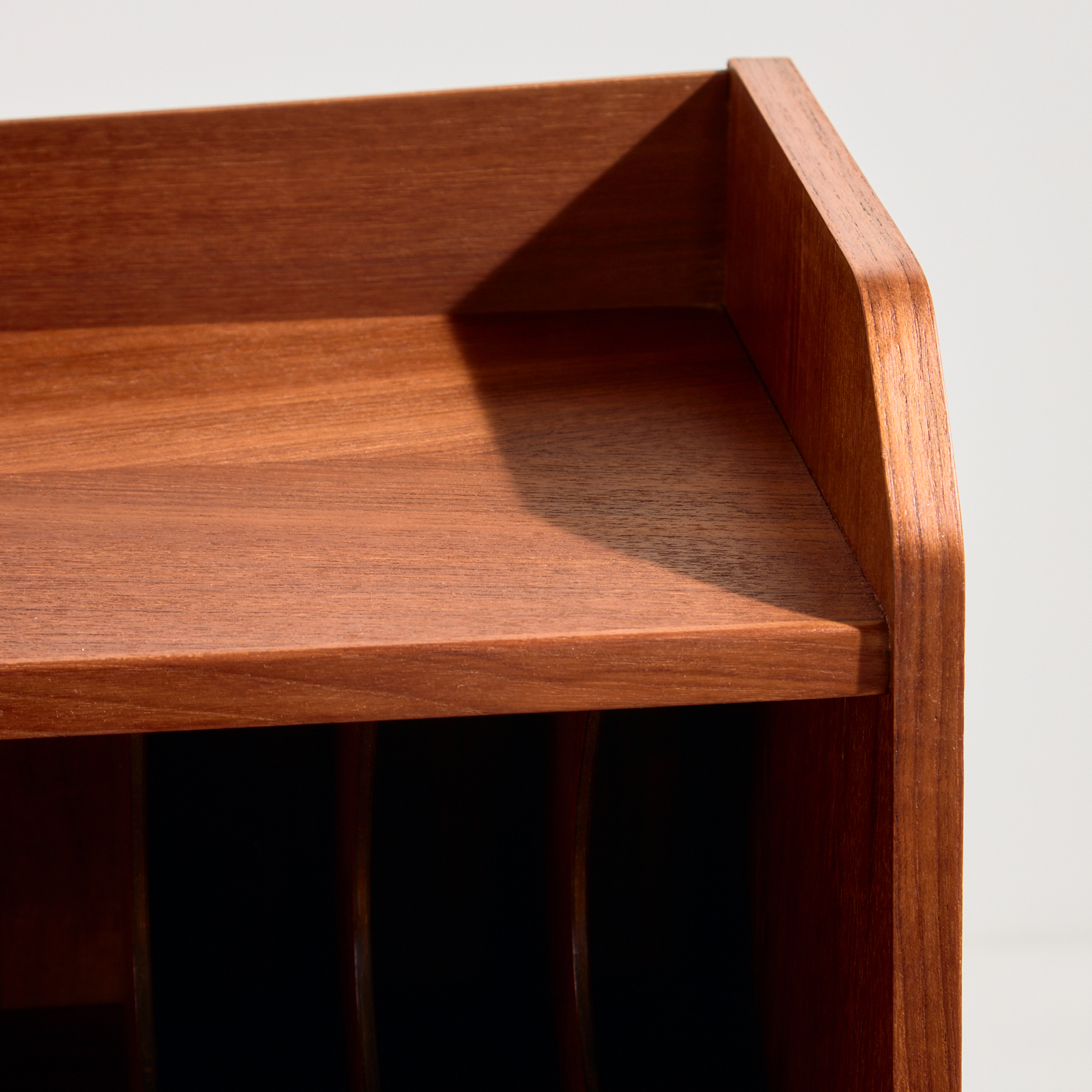 Felújított teak írókomód - Image 11