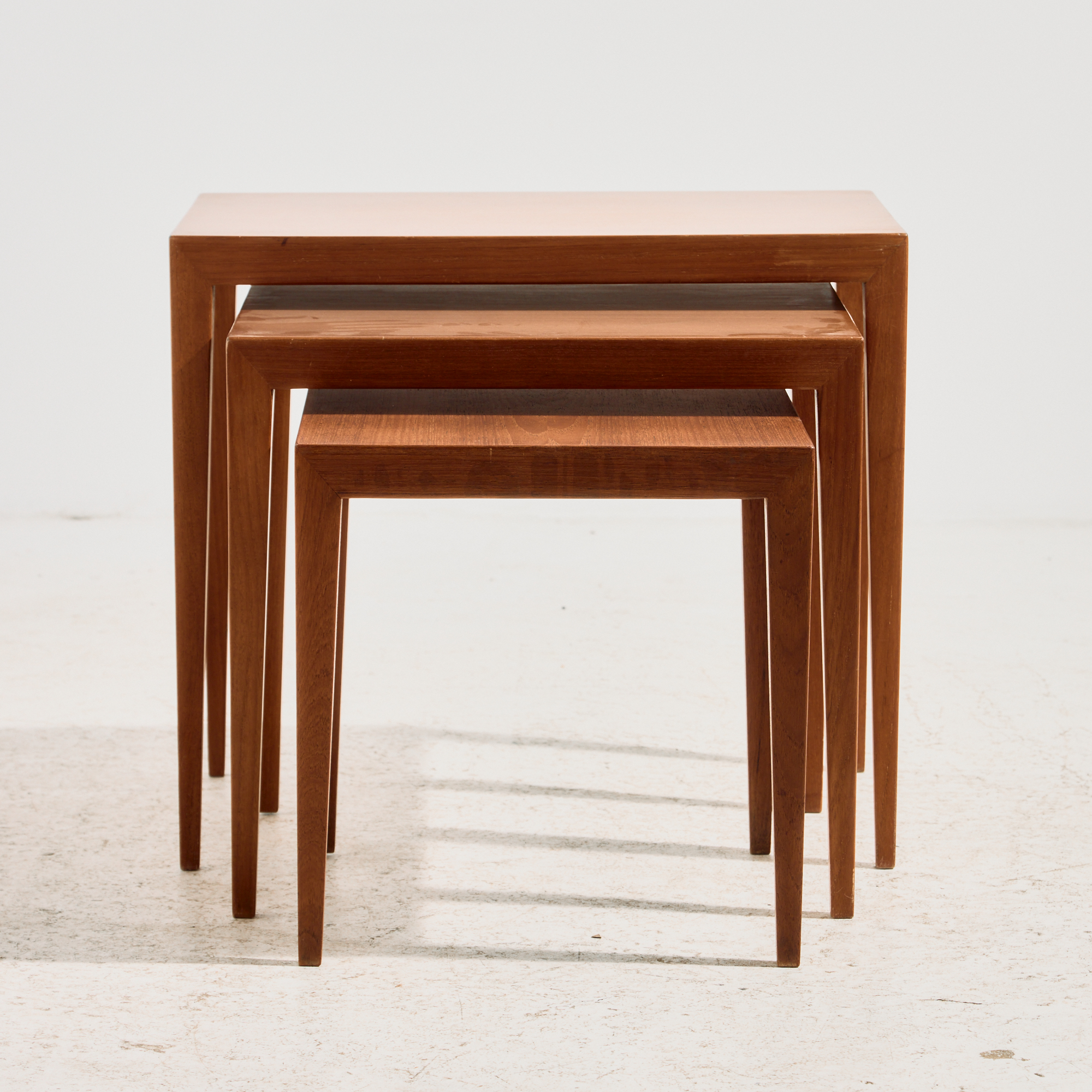 Severin Hansen Model 163 teak lerakóasztal, 3 darabos szett - Image 2