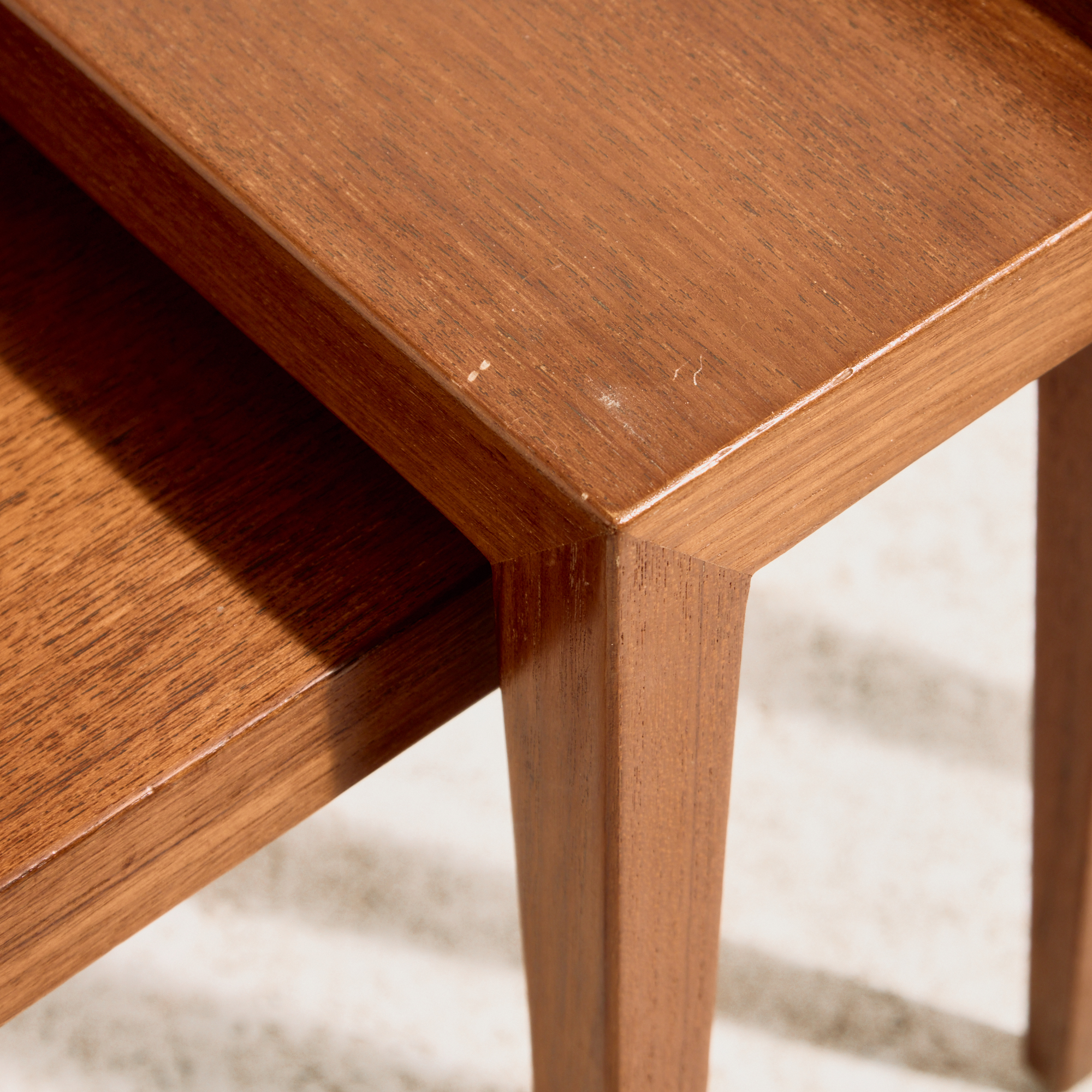 Severin Hansen Model 163 teak lerakóasztal, 3 darabos szett - Image 4