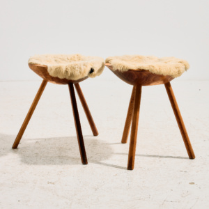 Handcrafted milking stool