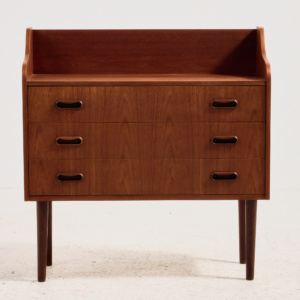 Restored teak nightstand