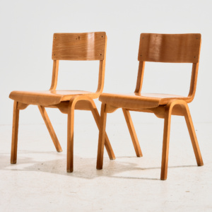 Stackable beech chair