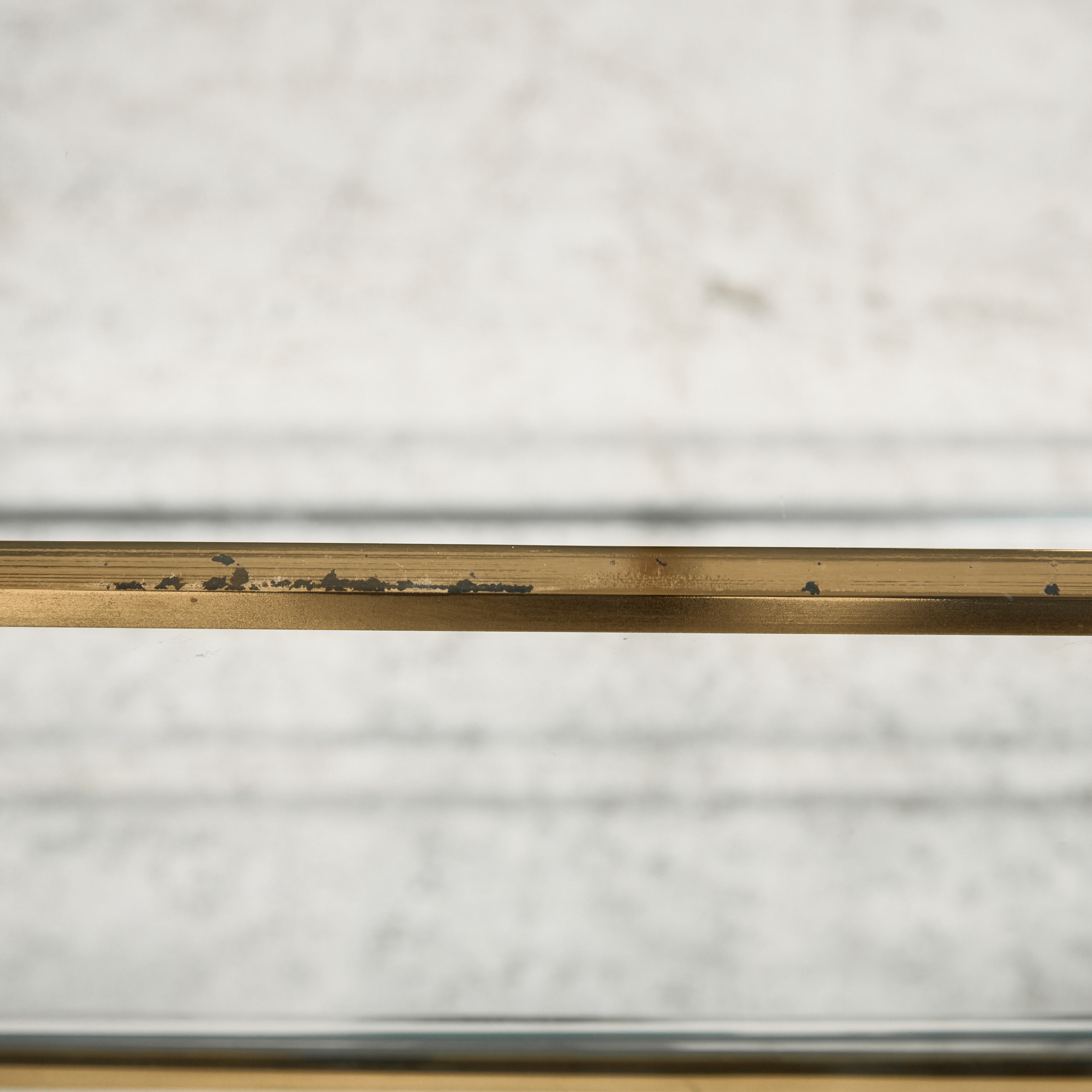 Brass and plexiglass console table by Fabian - Image 16