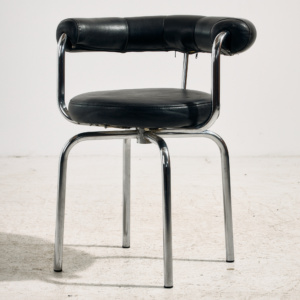 Bauhaus stílusú króm csővázas forgószék