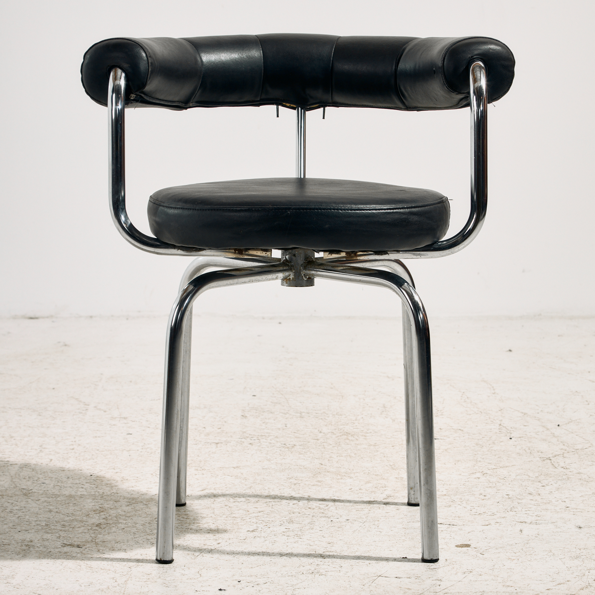 Bauhaus stílusú króm csővázas forgószék - Image 4