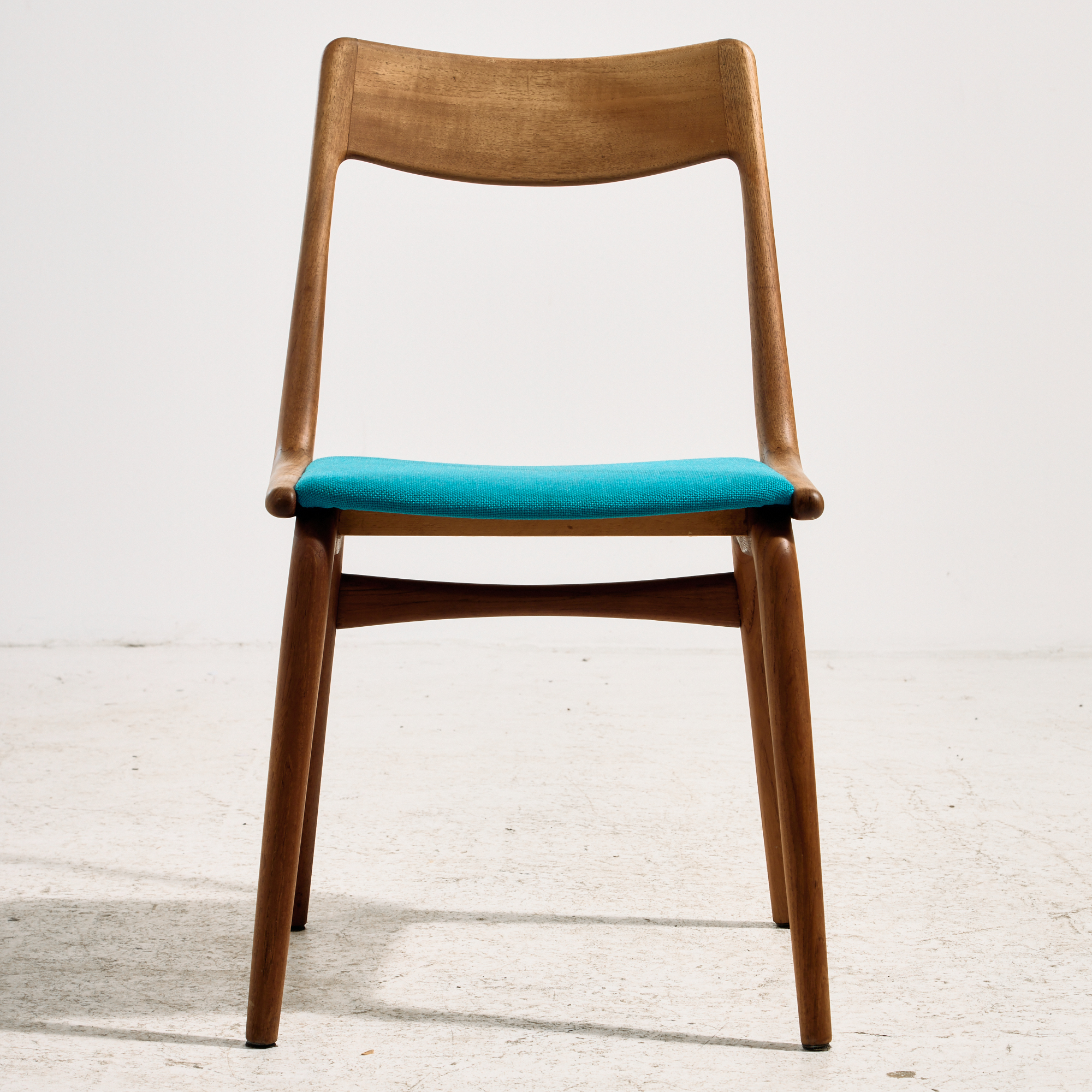 Teak Model 370 Boomerang dining chair by Alfred Christensen for Slagelse Møbelværk, Set of 2 - Image 6